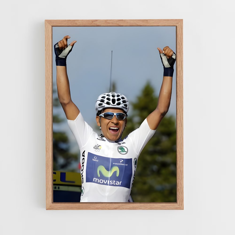 Poster L'Ascension de Nairo – affiche Cyclisme (vue 4)